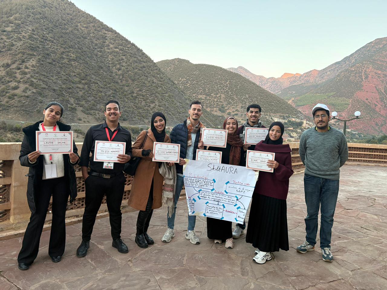 طلبة المدرسة الوطنية للعلوم التطبيقية يشاركون في الدورة الحادية والعشرين لجامعة القادة الشباب